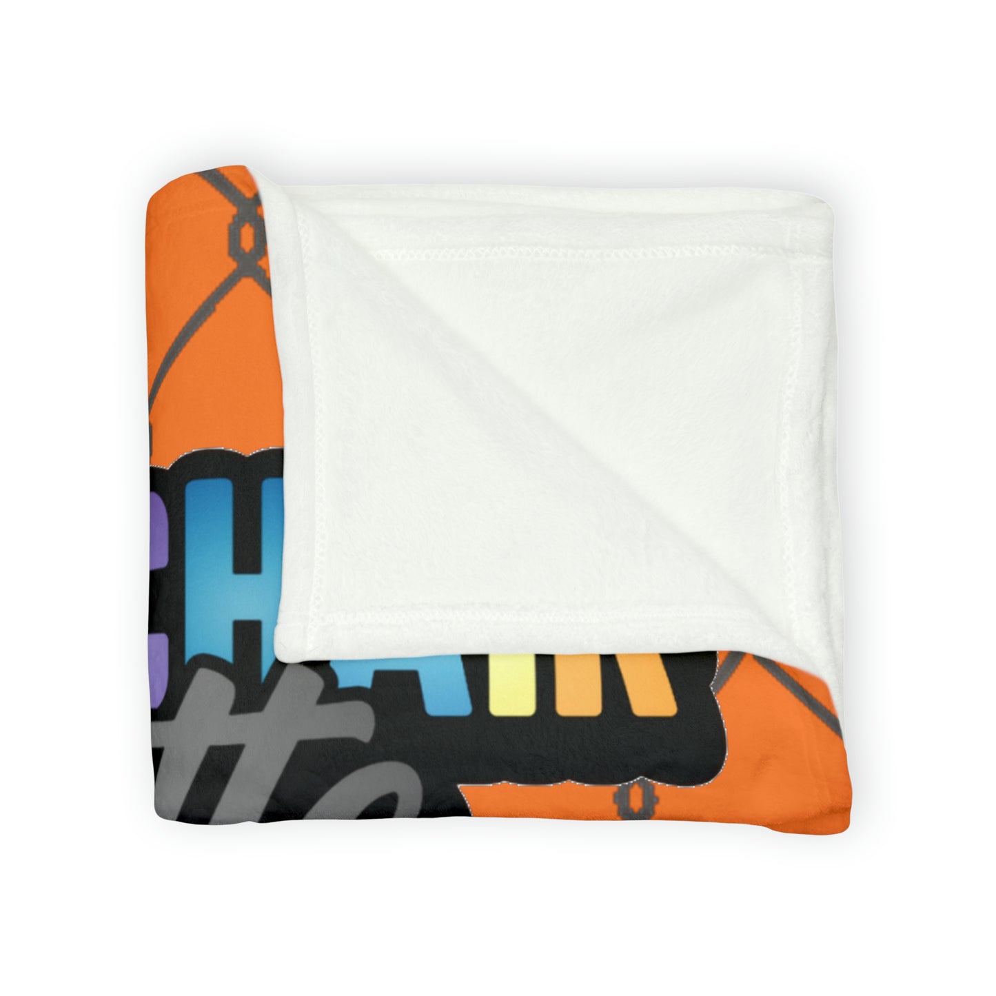 Orange WCH Soft Polyester Blanket
